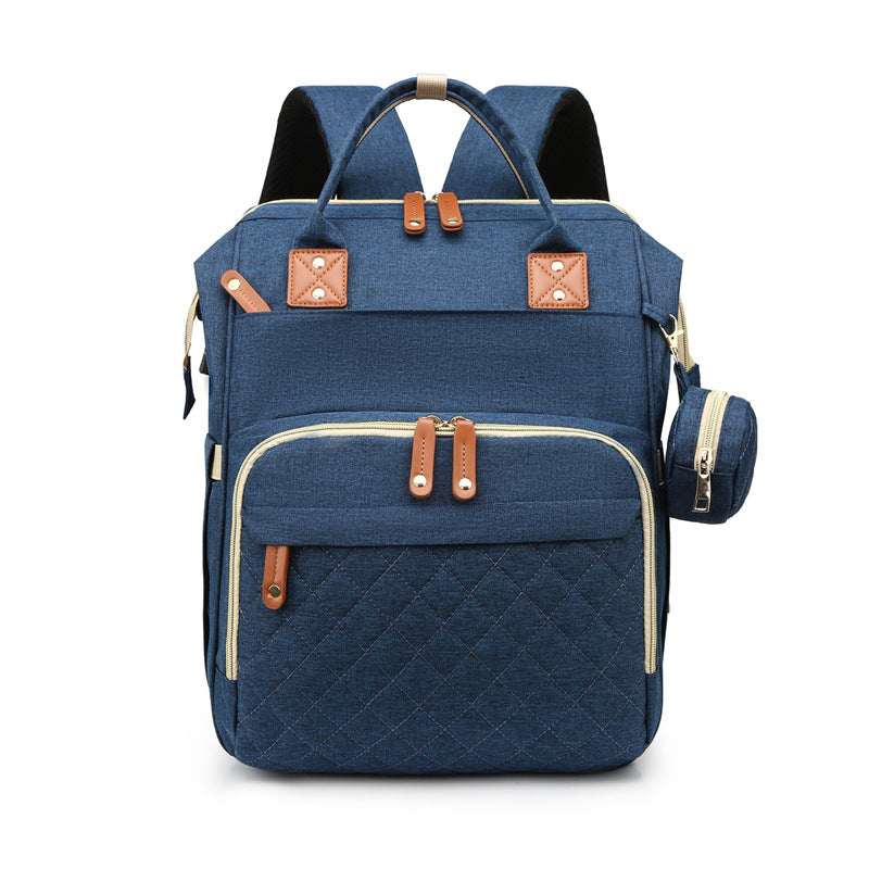 Waterproof Diaper Backpack with Changing Pad – Expandable Organizer