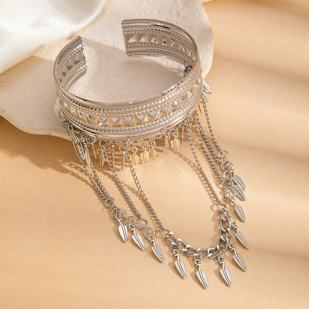 Gold & Silver Open Cuff Bracelet Collection