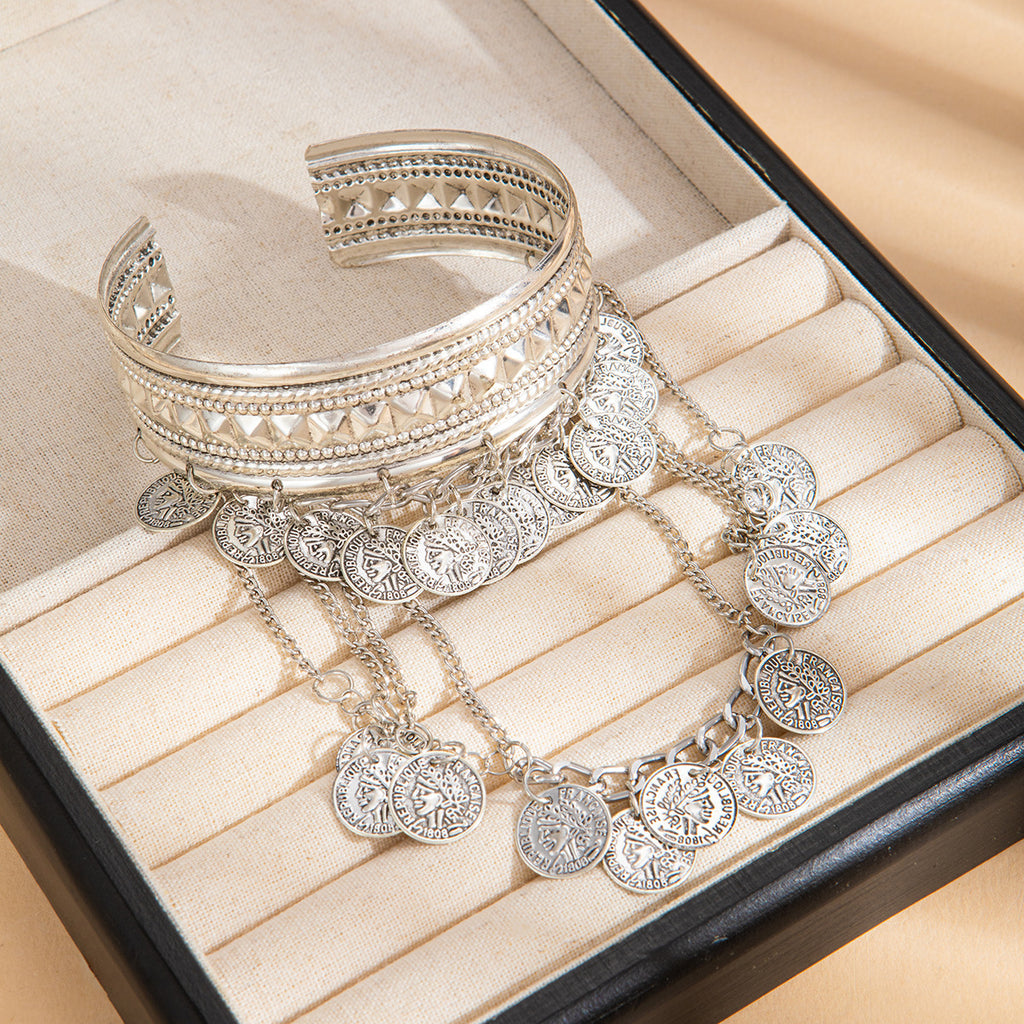 Gold & Silver Open Cuff Bracelet Collection