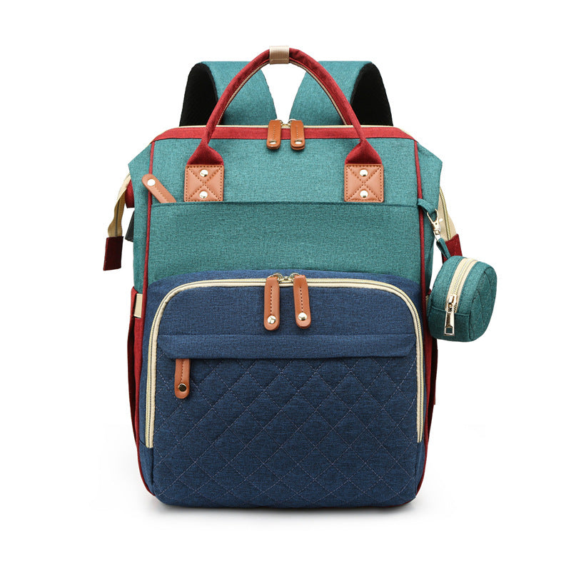 Waterproof Diaper Backpack with Changing Pad – Expandable Organizer
