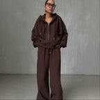Women's Relaxed Zip Hoodie & Pants Set