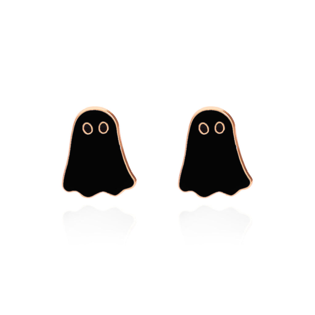 Halloween Ghost Necklace Earrings