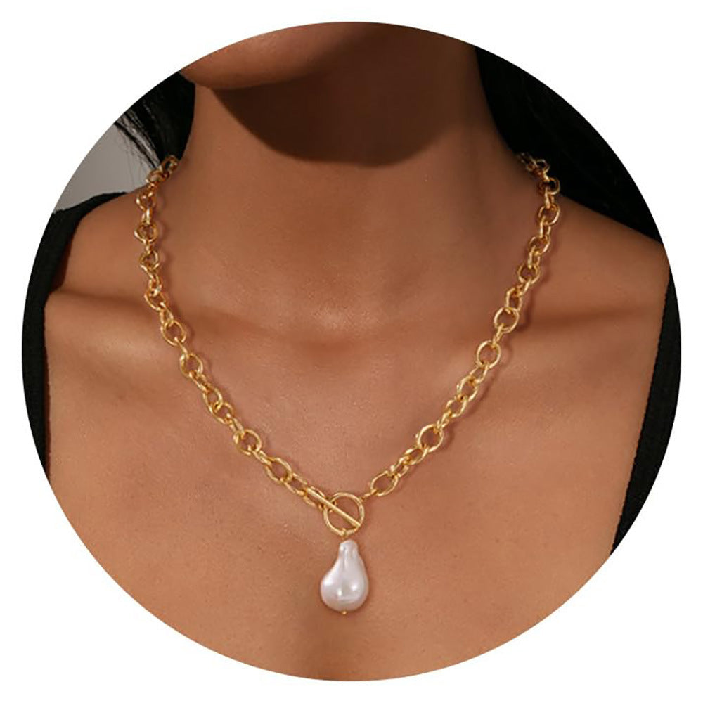 Love Heart Beaded Collar Necklace