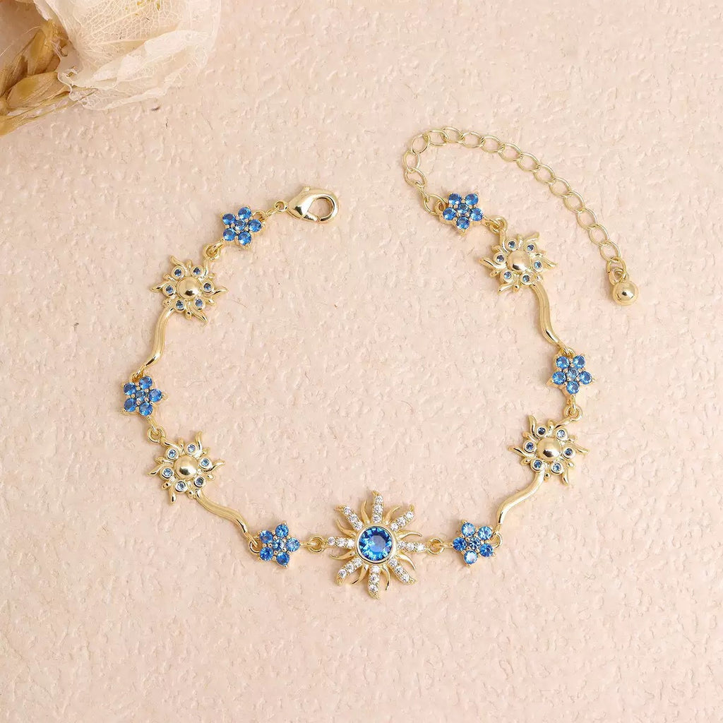 Sunflower Zircon Bracelet for Women