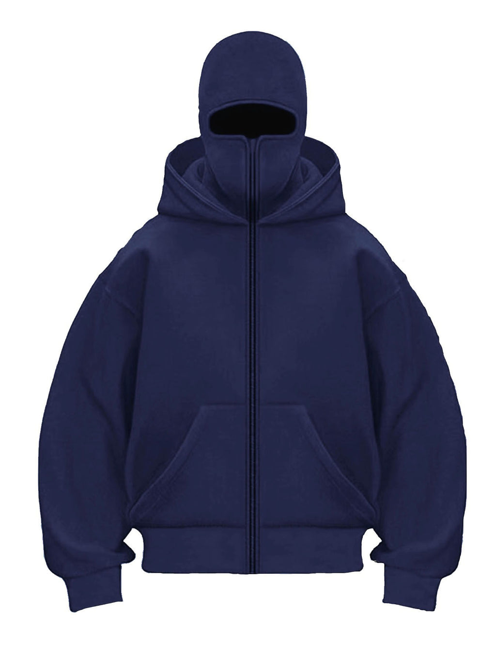 Women's Double-Layer Fleece Zip Hoodie