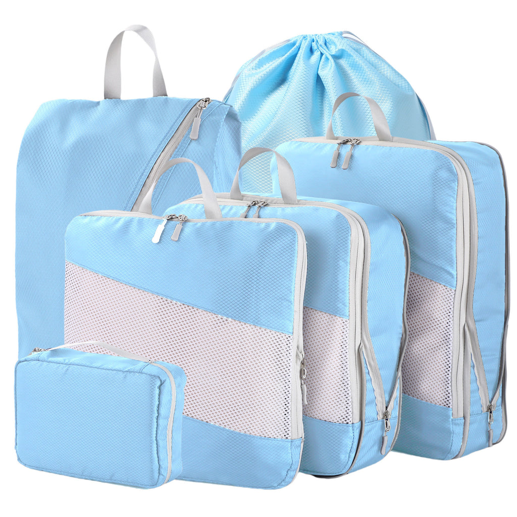 6-Piece Compression Travel Storage Bags – 20–35L
