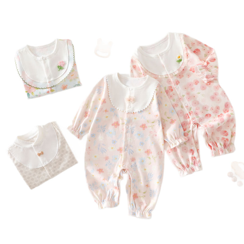 Infant Cotton Jumpsuit Long Sleeve Romper