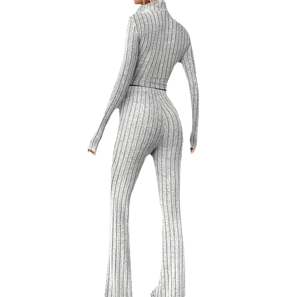 Women's Relaxed Knit Sweatshirt & Pants Set