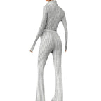 Women's Relaxed Knit Sweatshirt & Pants Set