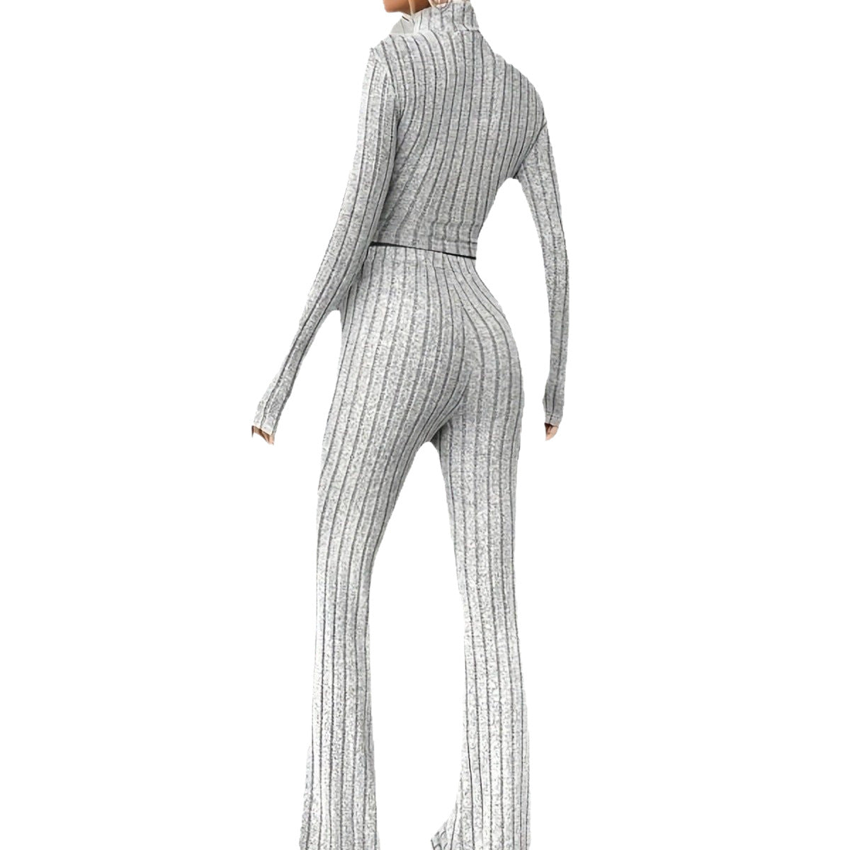 Women's Relaxed Knit Sweatshirt & Pants Set