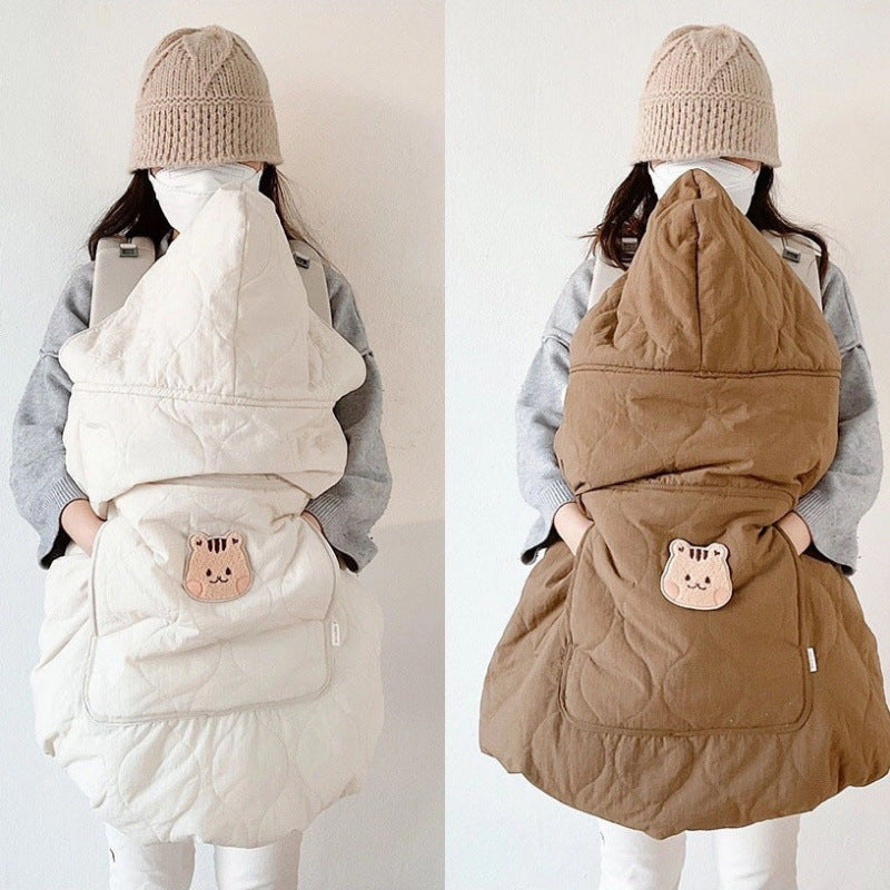 Windproof Winter Baby Blanket – Cotton Animal Patterns