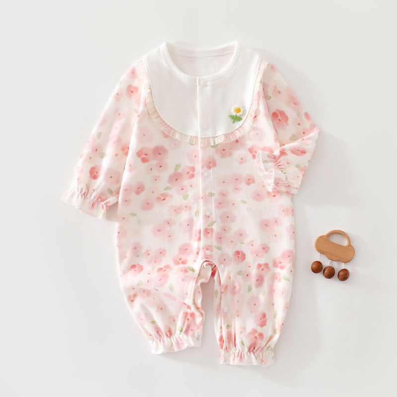 Infant Cotton Jumpsuit Long Sleeve Romper