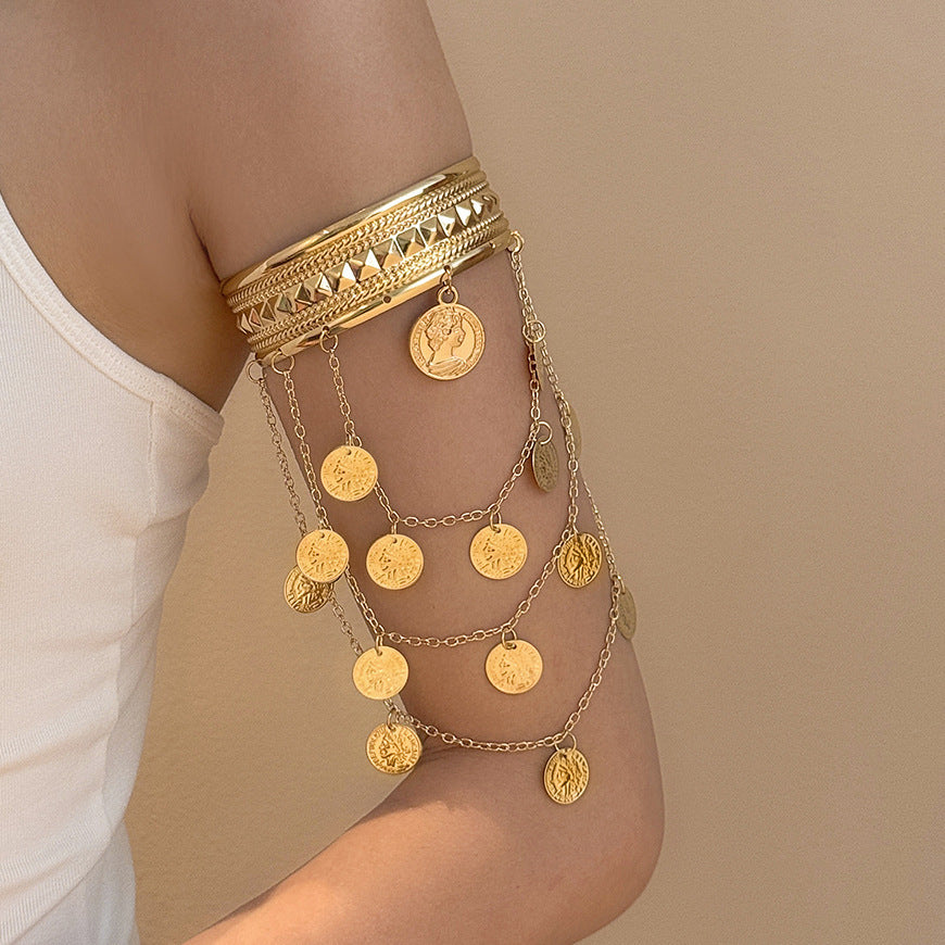 Gold & Silver Open Cuff Bracelet Collection