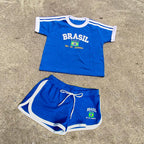 Women's Brazil Letter Y2K Top or Shorts