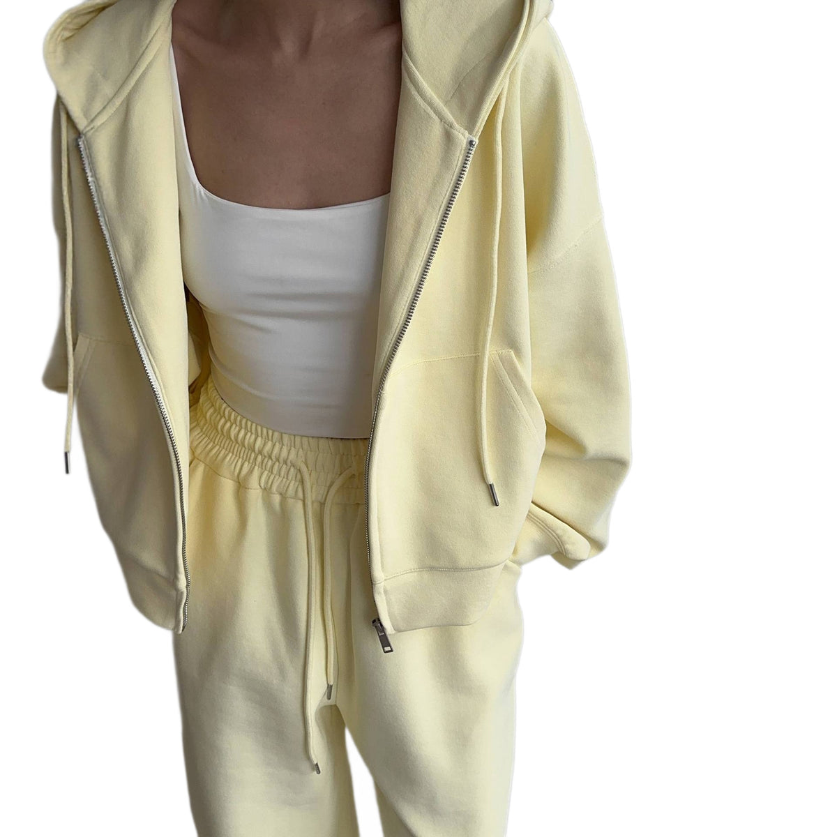 Women's Relaxed Zip Hoodie & Pants Set