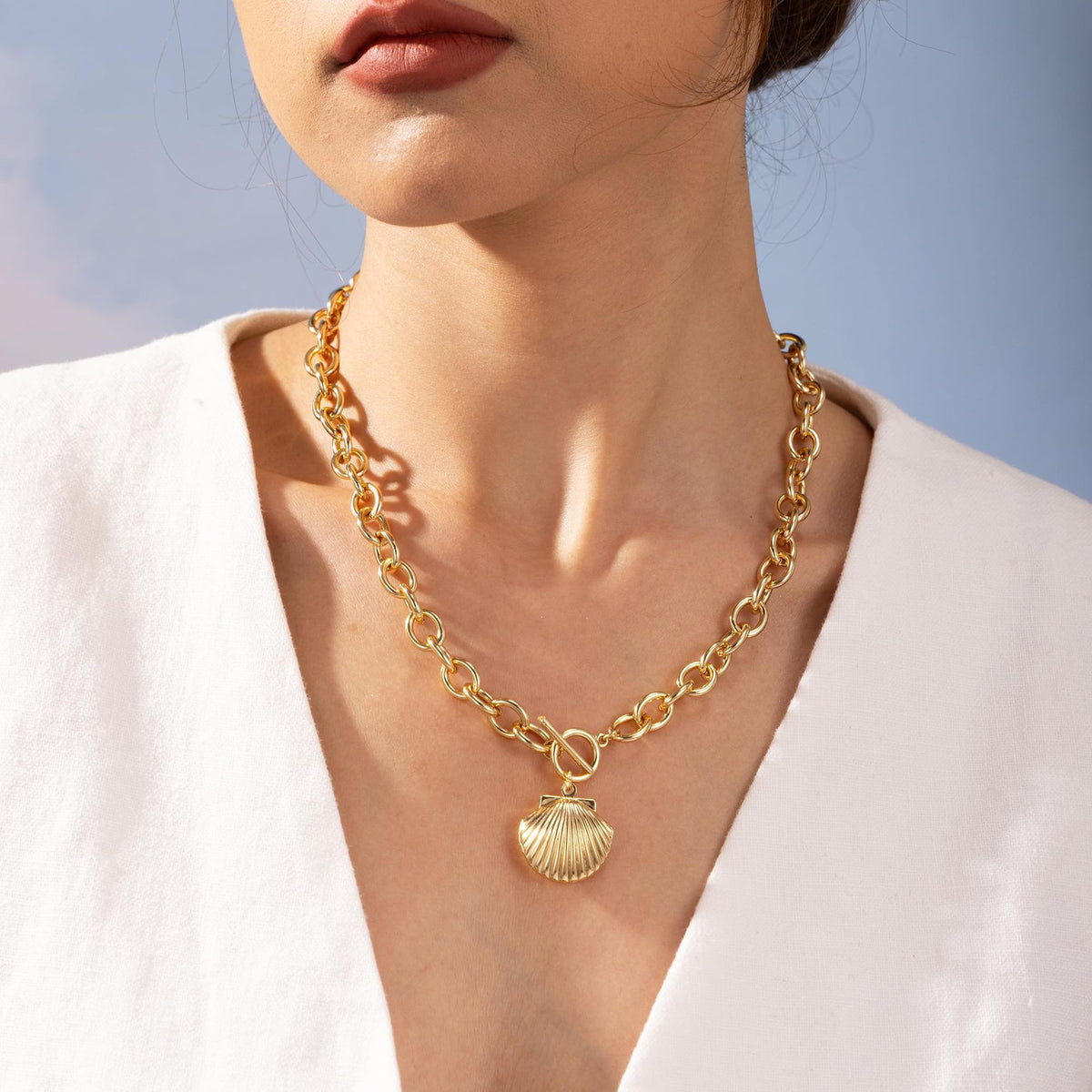 Love Heart Beaded Collar Necklace