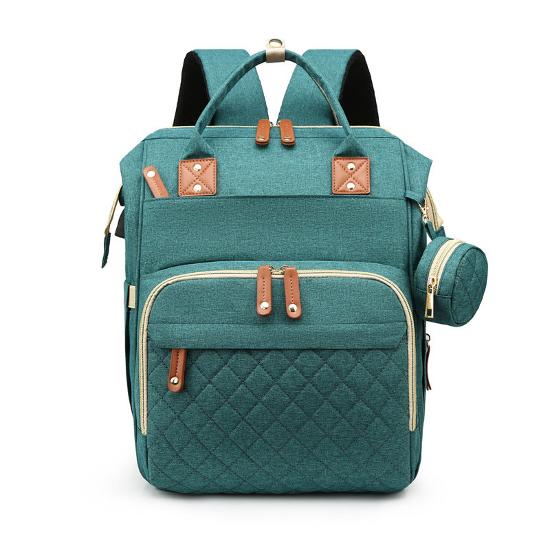 Waterproof Diaper Backpack with Changing Pad – Expandable Organizer
