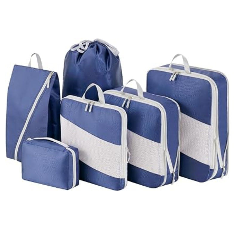 6-Piece Compression Travel Storage Bags – 20–35L