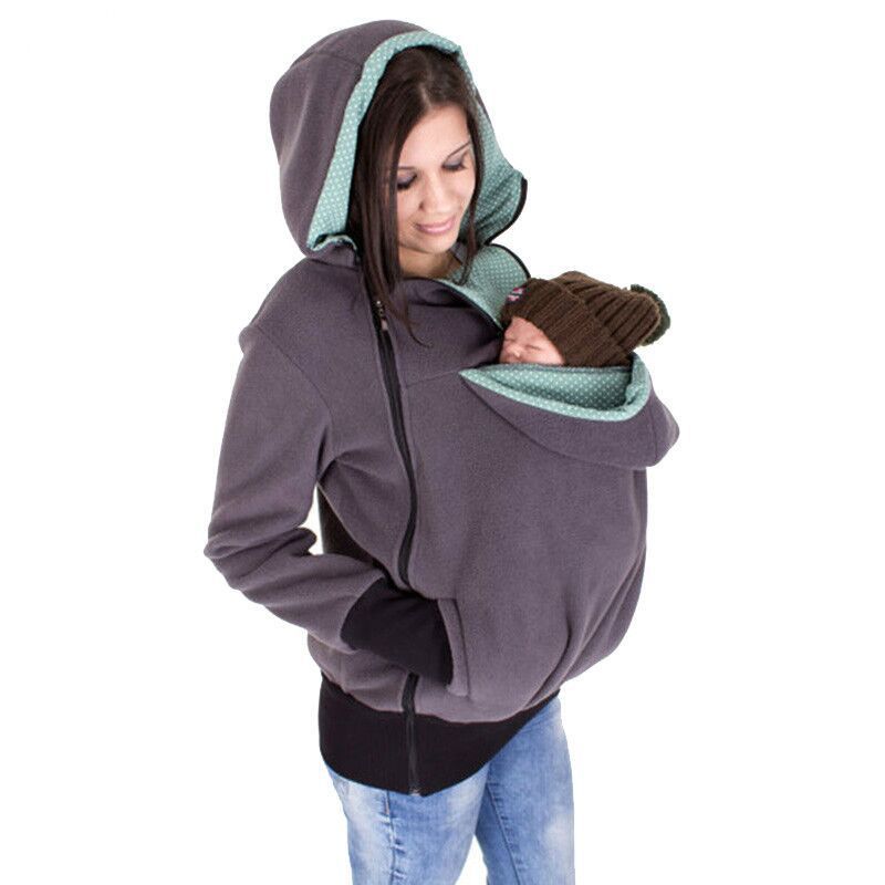 Women's Color-Block Polar Fleece Zip Hoodie