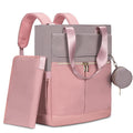 6-in-1 Waterproof Diaper Backpack with Changing Pad