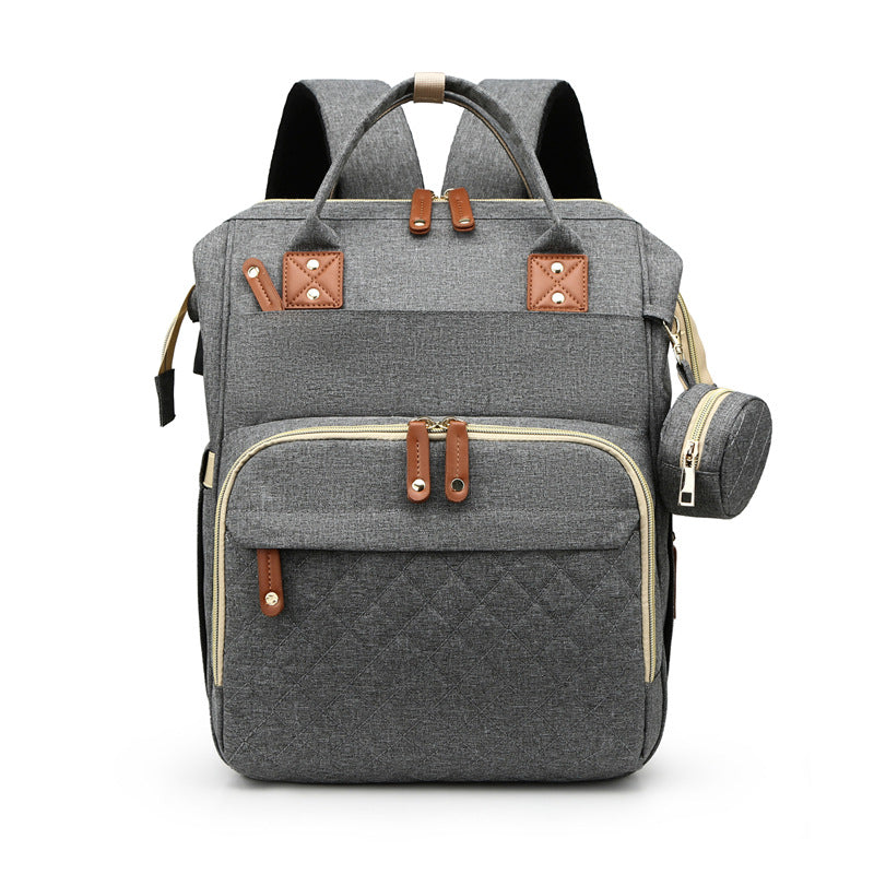 Waterproof Diaper Backpack with Changing Pad – Expandable Organizer