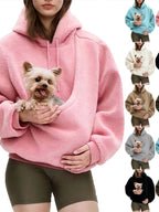 Relaxed Plush Pullover Hoodie