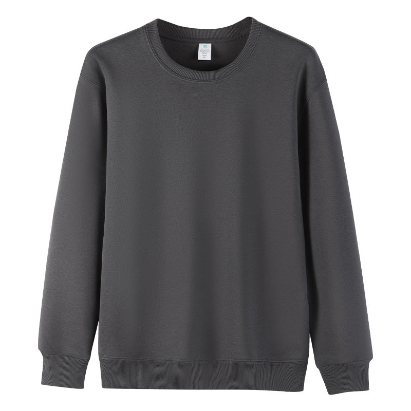Men's Heavyweight Pullover Sweatshirt – Relaxed Fit Round Neck, Sizes M–5XL