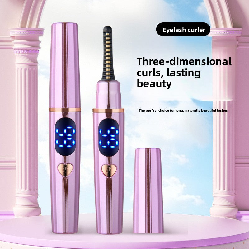 Electric Heated Eyelash Curler with Digital Display