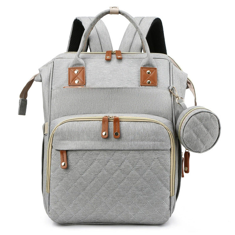 Waterproof Diaper Backpack with Changing Pad – Expandable Organizer