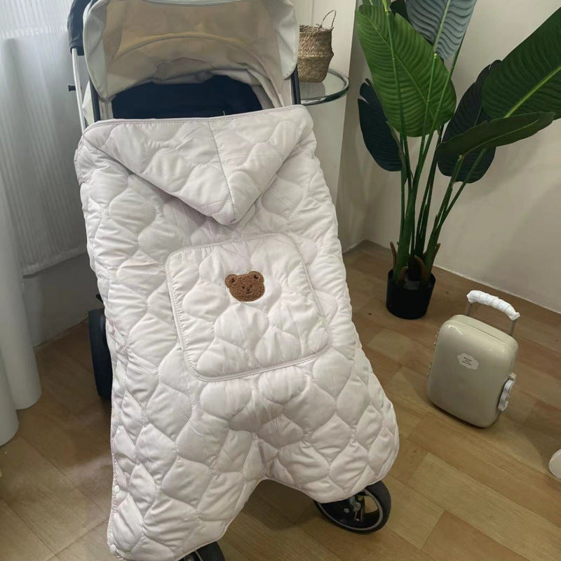 Windproof Winter Baby Blanket – Cotton Animal Patterns