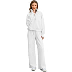 Women's Casual Two-Piece Tracksuit with Chain Detail