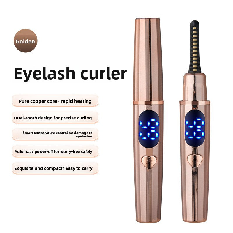 Electric Heated Eyelash Curler with Digital Display