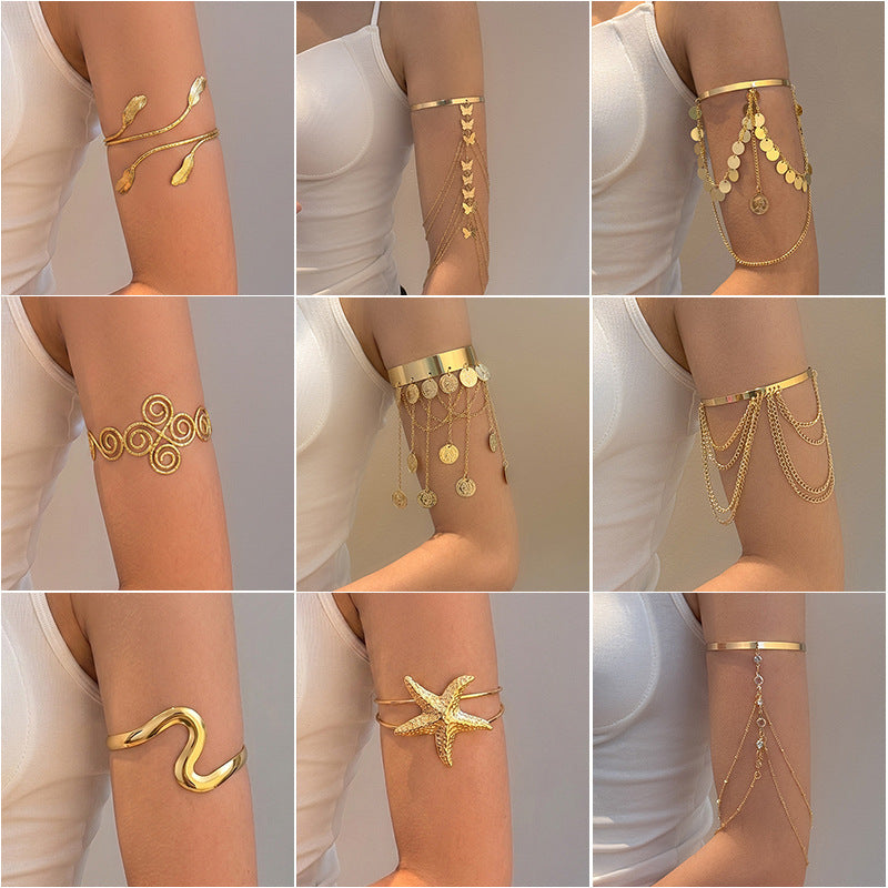 Gold & Silver Open Cuff Bracelet Collection