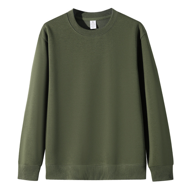 Men's Heavyweight Pullover Sweatshirt – Relaxed Fit Round Neck, Sizes M–5XL