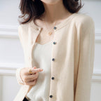 Women's Relaxed Open-Front Knit Cardigan
