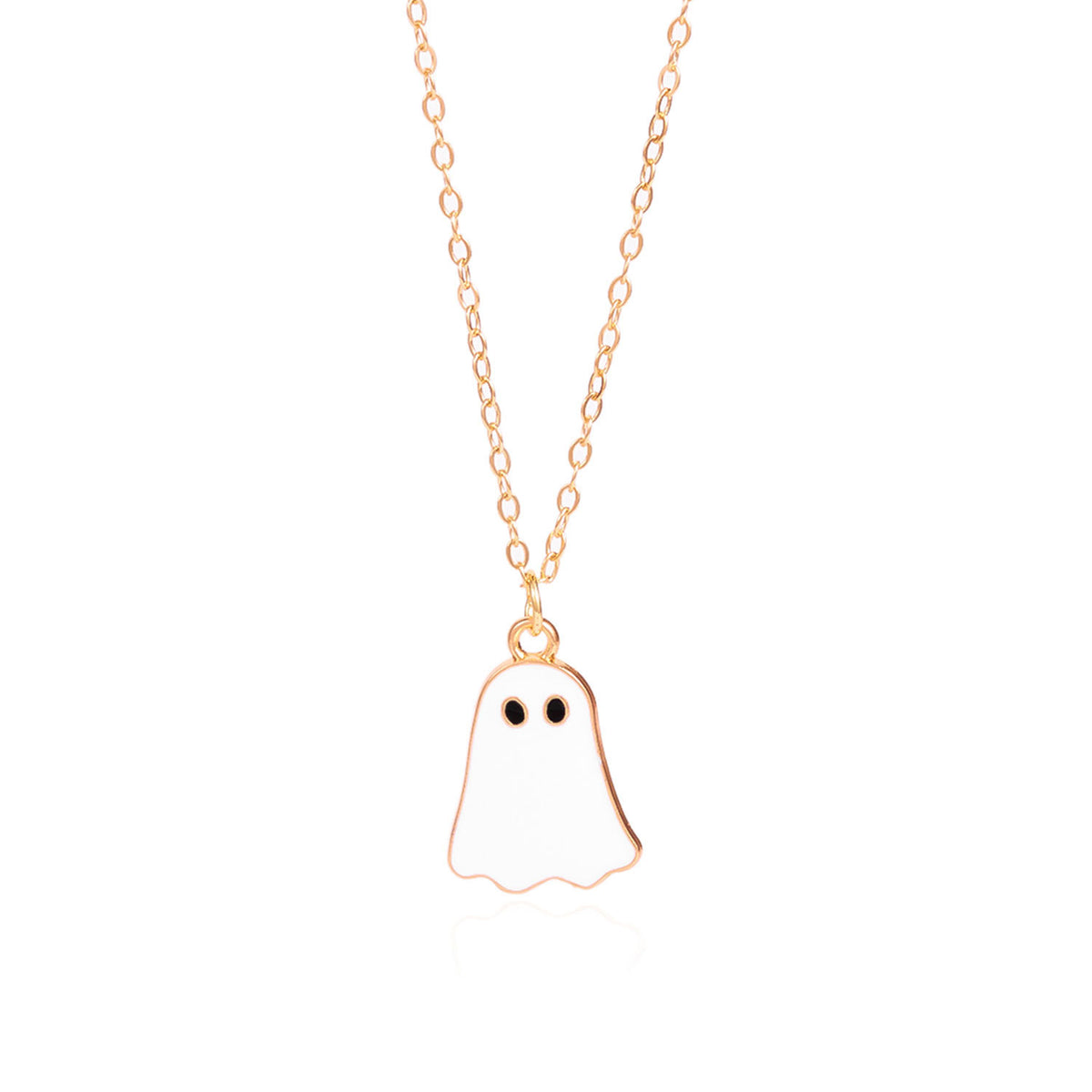 Halloween Ghost Necklace Earrings