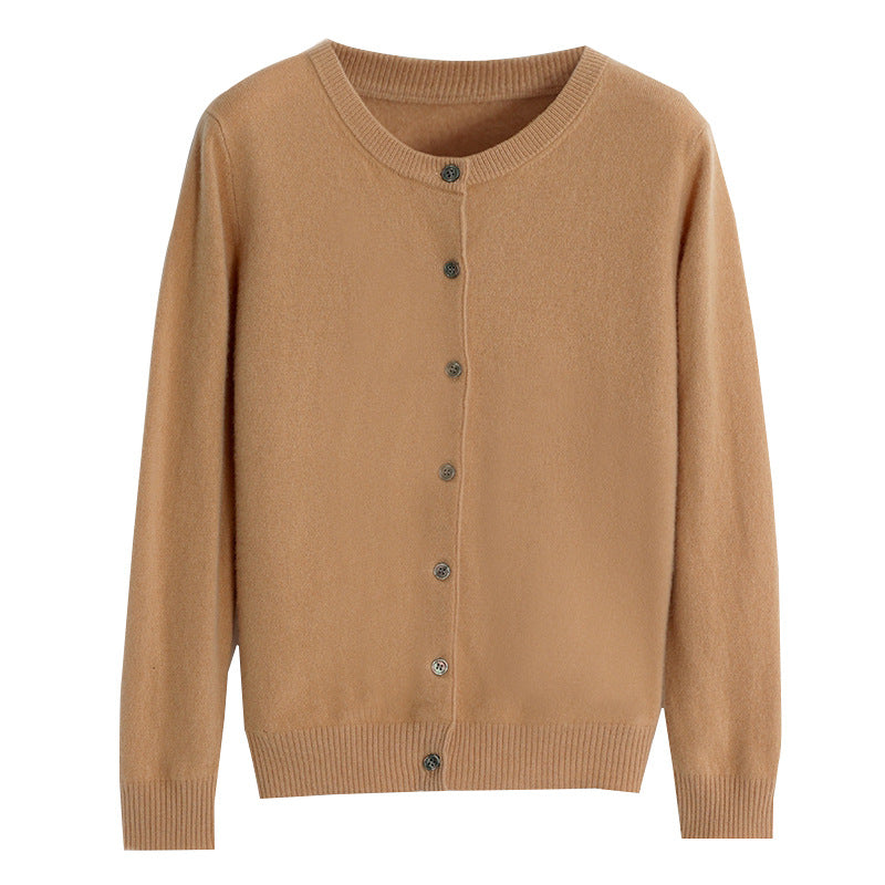 Women's Relaxed Open-Front Knit Cardigan
