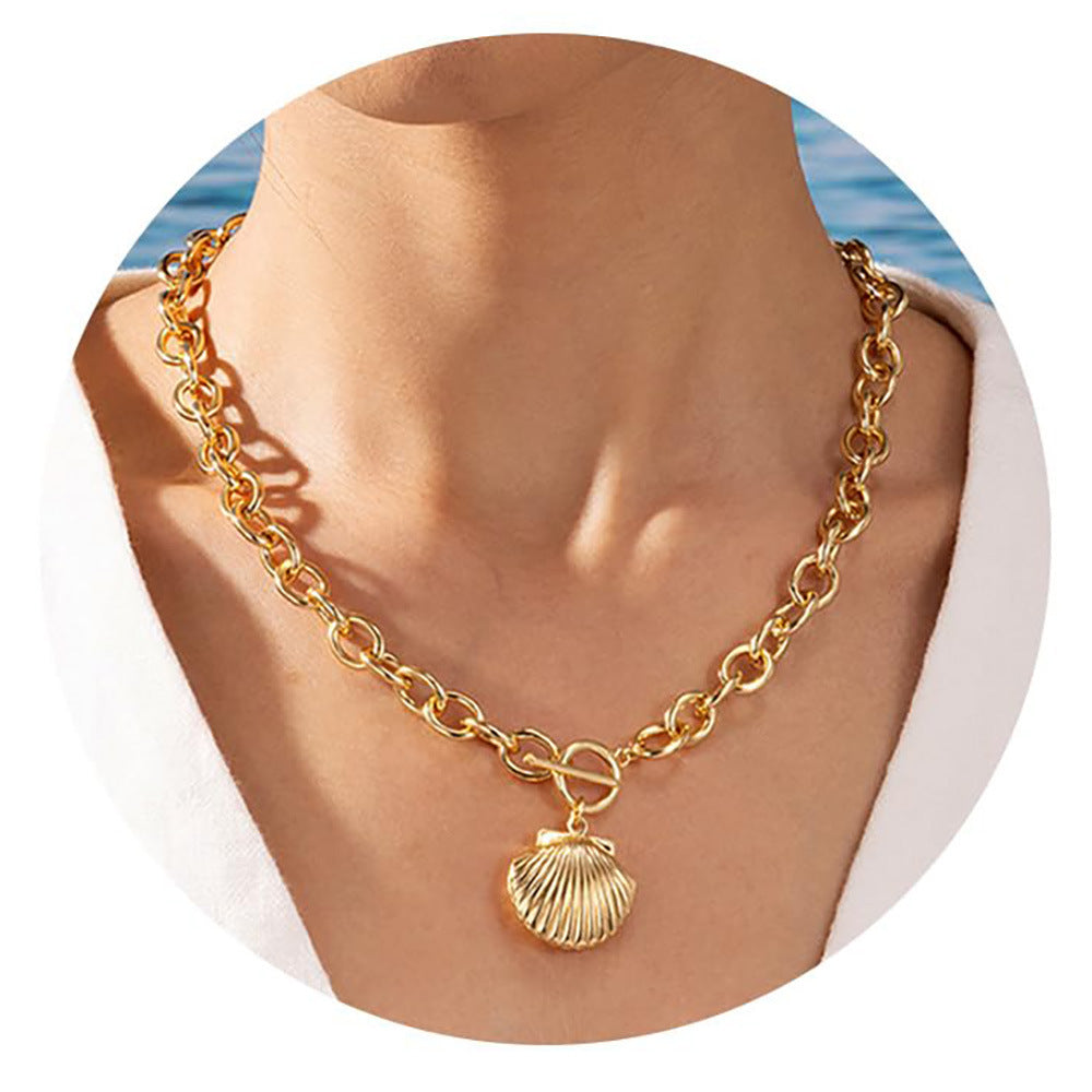 Love Heart Beaded Collar Necklace