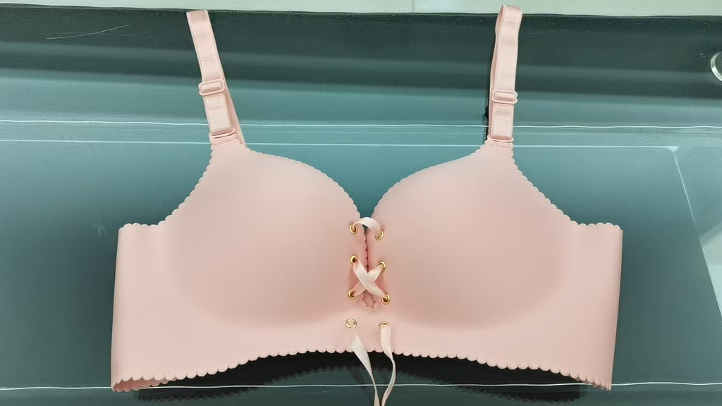 Women's Wireless Bra – Breathable Honeycomb, B-Cup Lift & Seamless Everyday Comfort