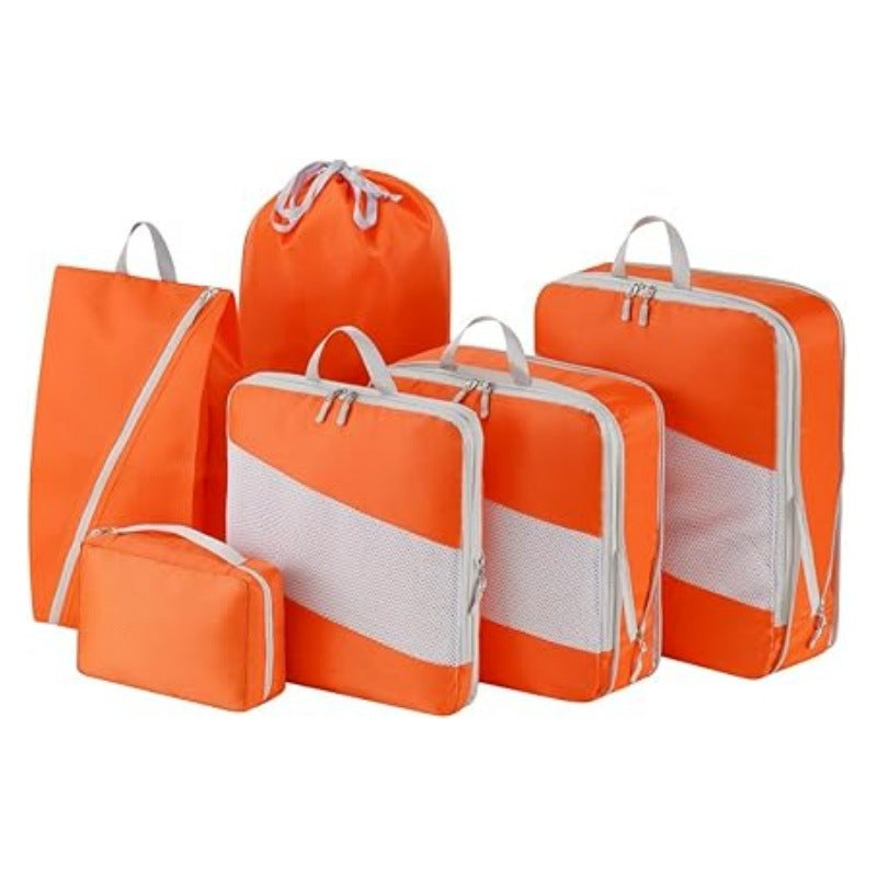 6-Piece Compression Travel Storage Bags – 20–35L