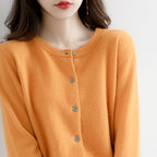 Women's Relaxed Open-Front Knit Cardigan