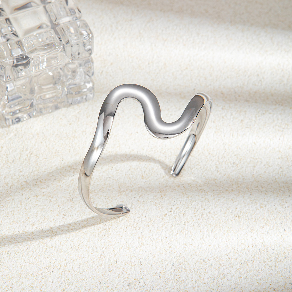 Gold & Silver Open Cuff Bracelet Collection