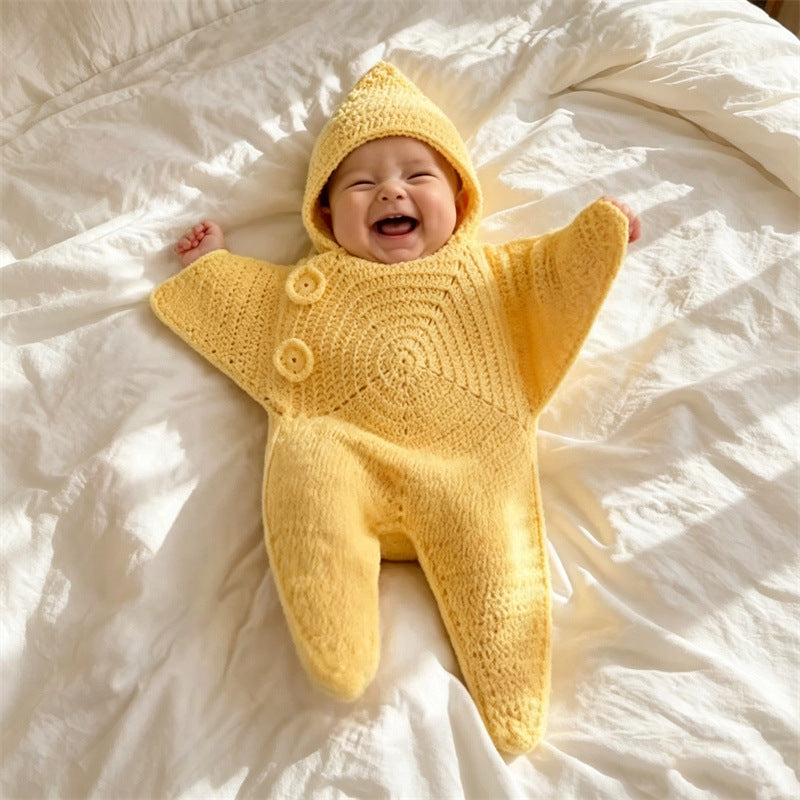 Baby Knitted Sleeping Bag – Warm Double-Layer Design