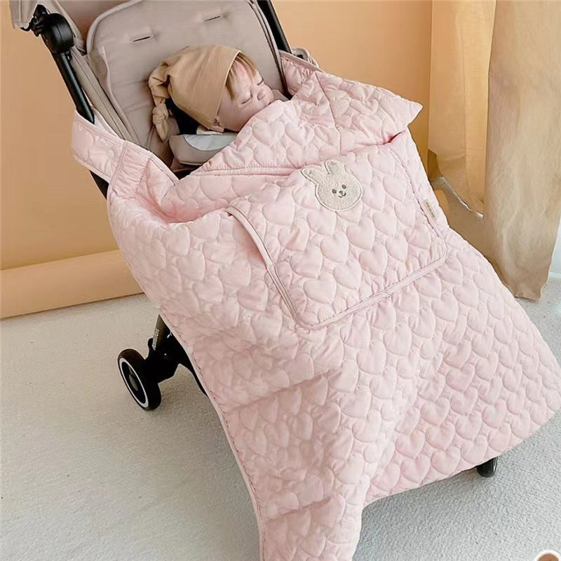 Windproof Winter Baby Blanket – Cotton Animal Patterns