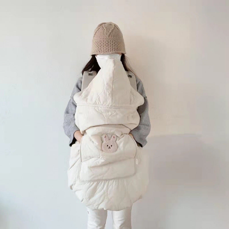 Windproof Winter Baby Blanket – Cotton Animal Patterns