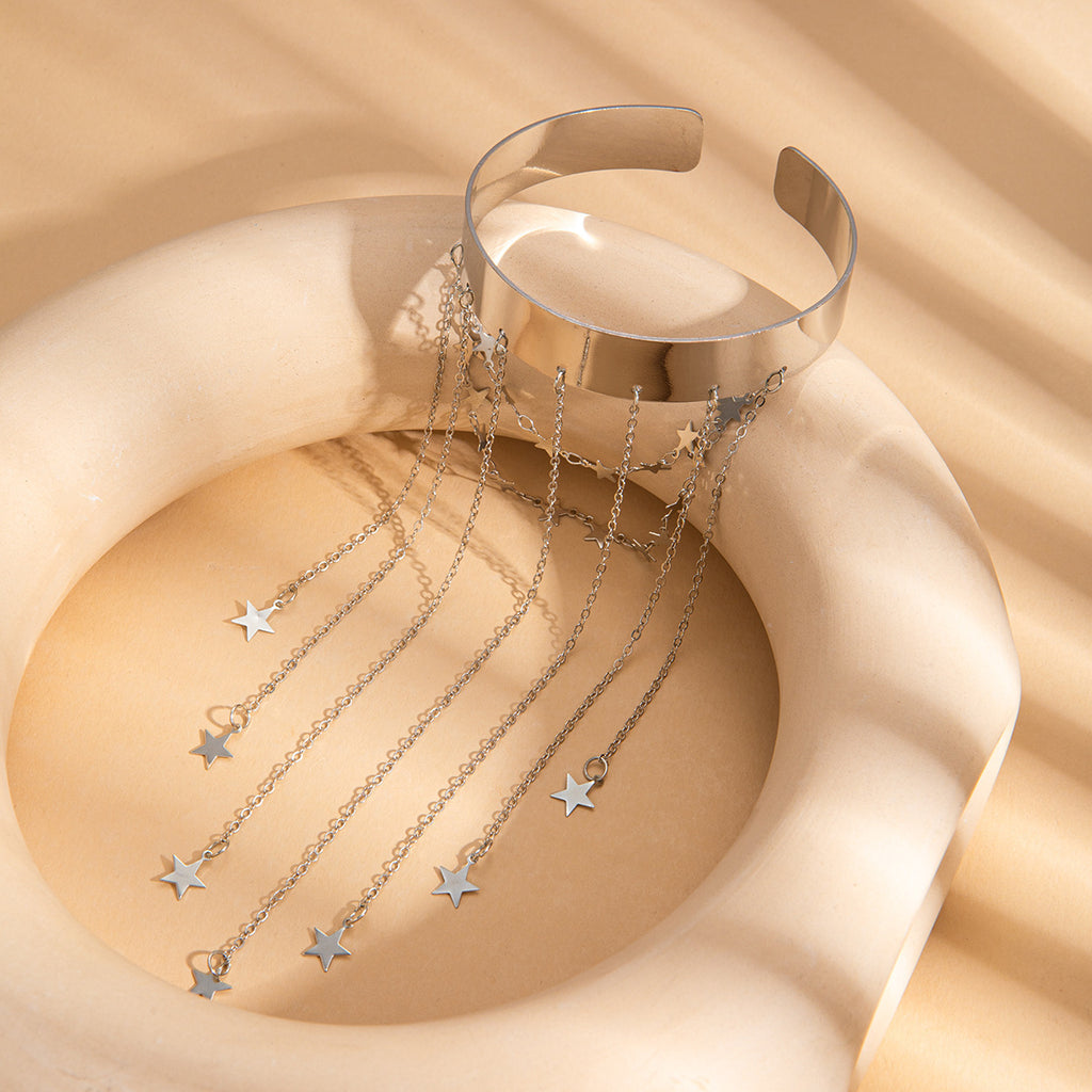 Gold & Silver Open Cuff Bracelet Collection