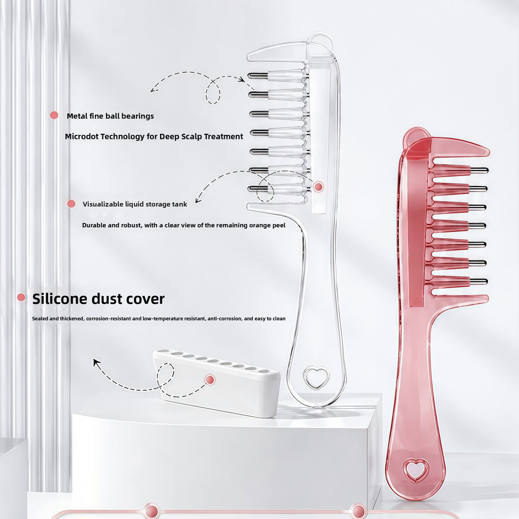 Red Light Scalp Massager & Serum Applicator Comb