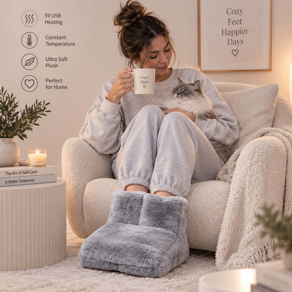 USB Heated Foot Warmer Product