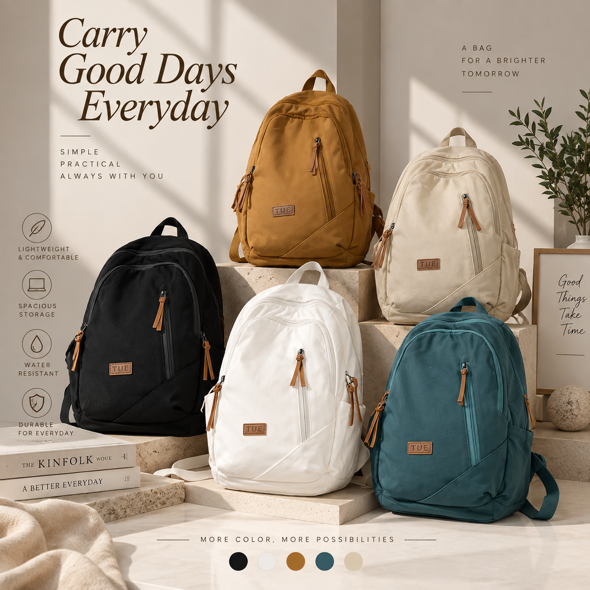 Canvas Backpack for Women
