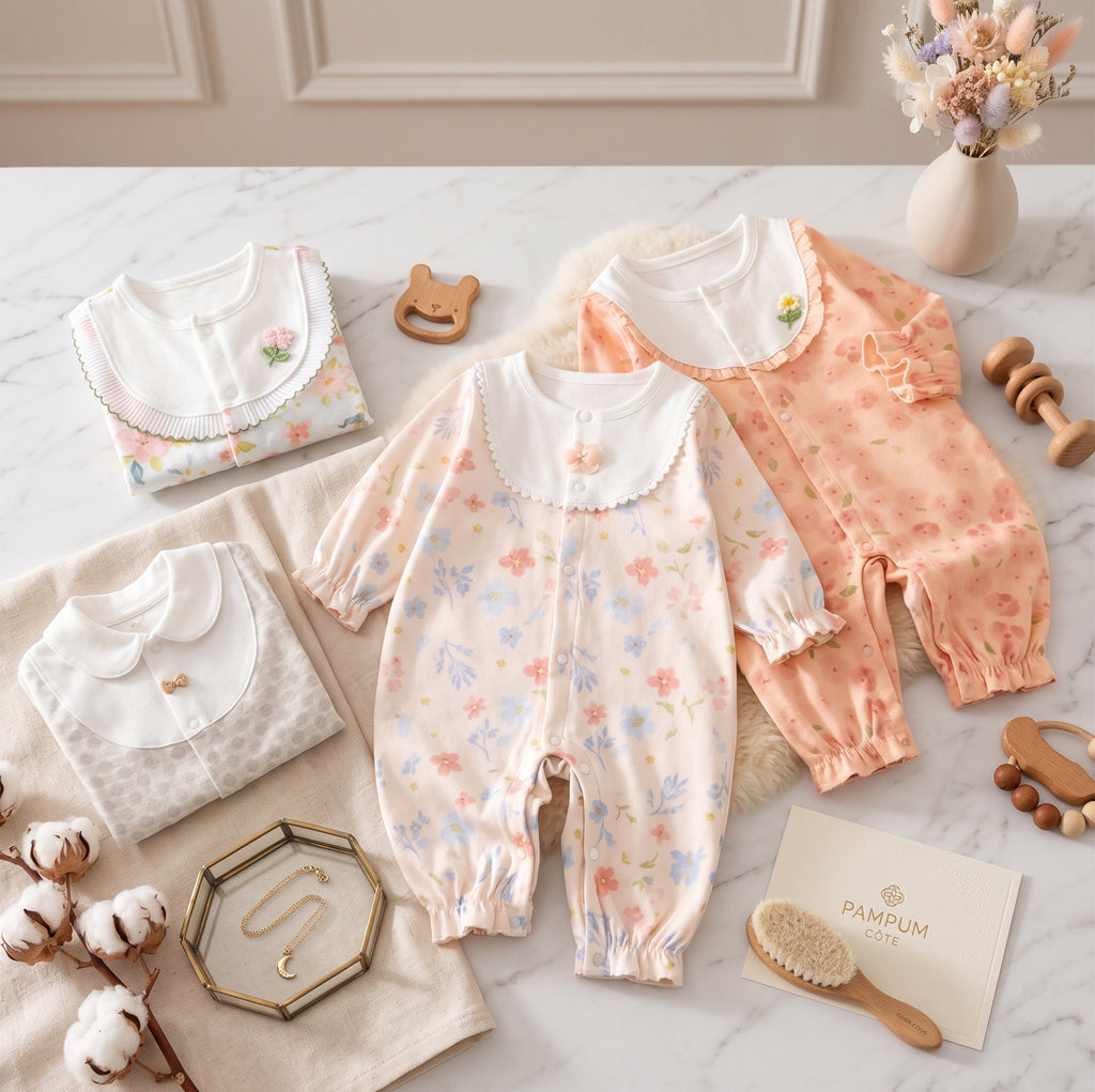 Infant Cotton Jumpsuit Long Sleeve Romper